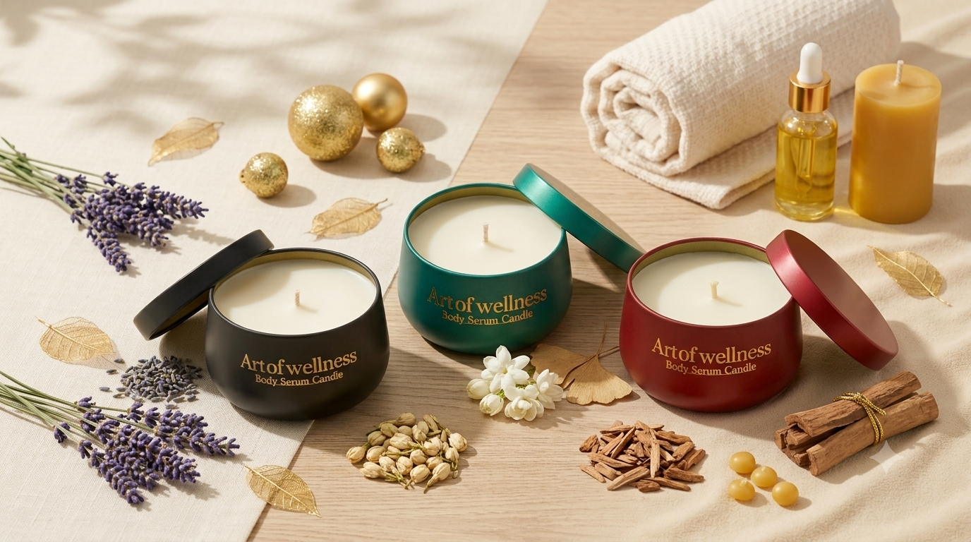 Premium Body Serum Candle - Art of wellness