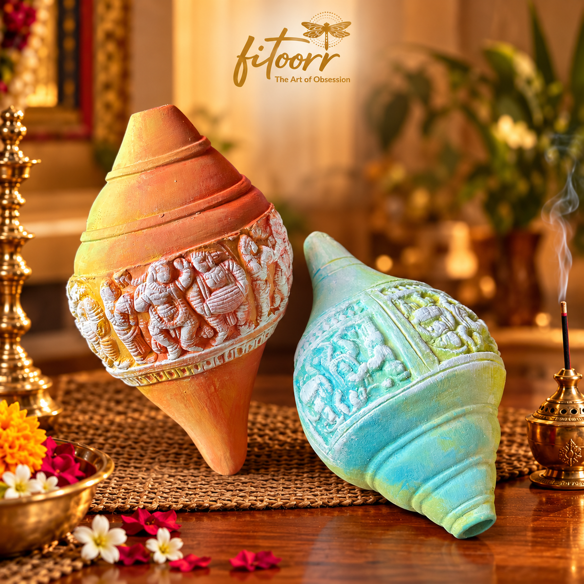 Carved Heritage, Coloured by Hand