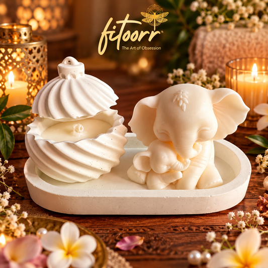 Ivory Elephant Candle Sanctuary