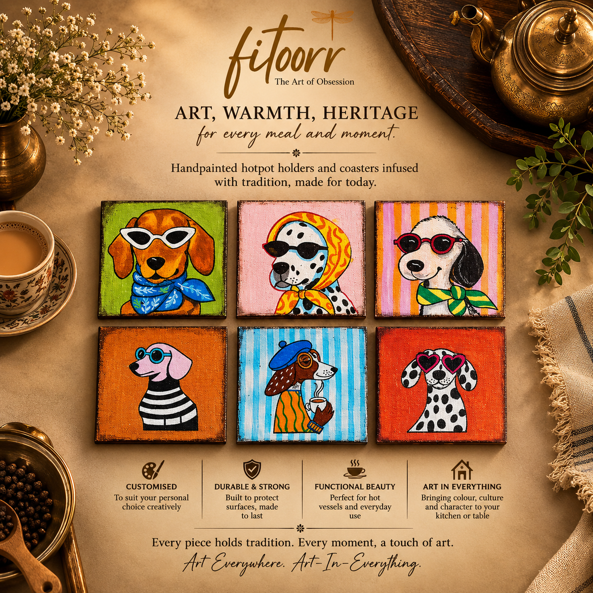 Paws. Pose. Pop. — Coasters with Attitude!